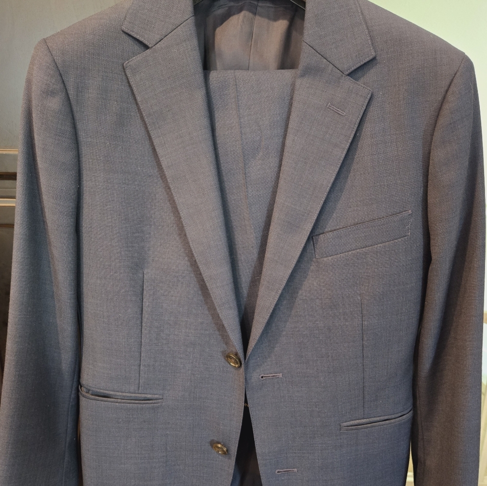 Bonobos Daily Grind Suit Pants & Daily Grind Suit Jacket Light Navy Slim 36s 30